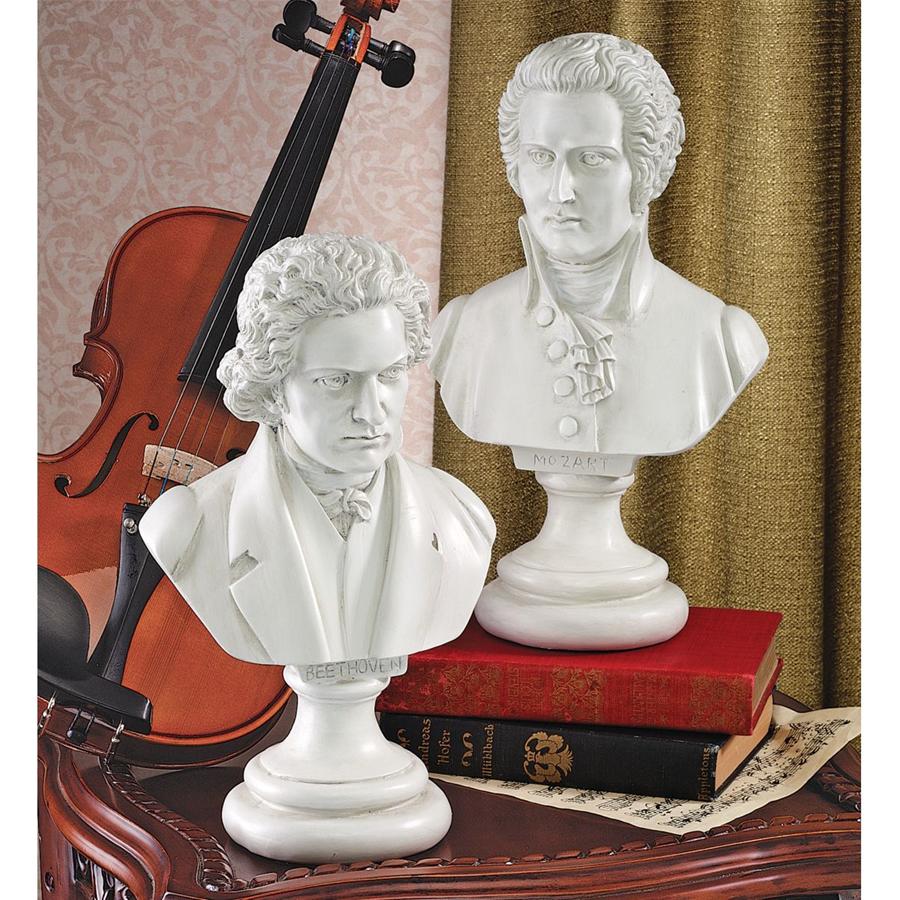 Great Composer Collection: Mozart and Beethoven Sculptures