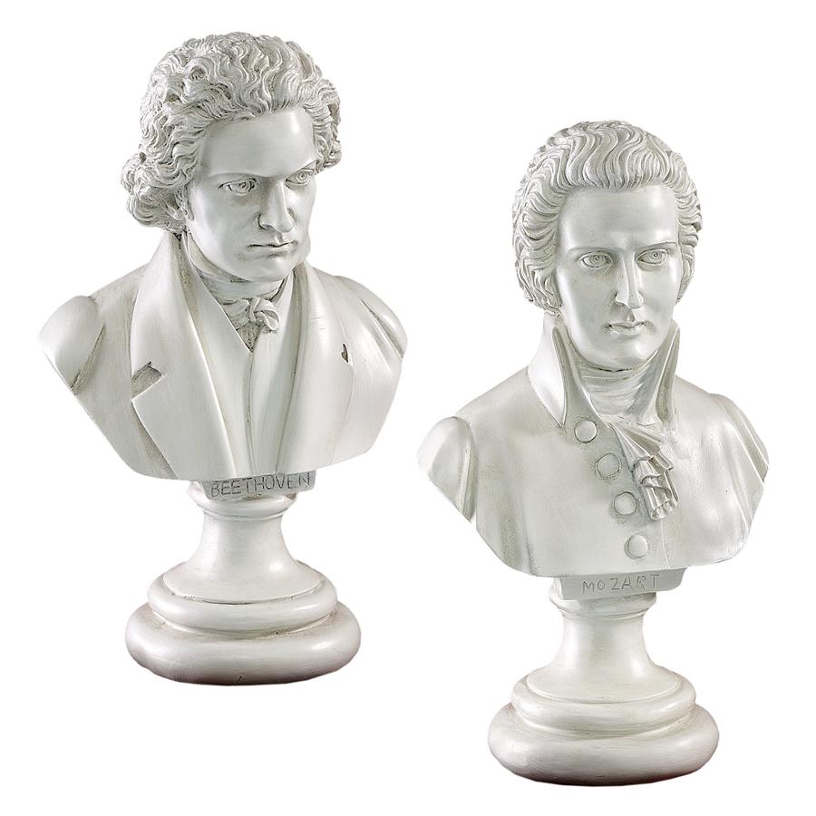 Great Composer Collection: Mozart and Beethoven Sculptures