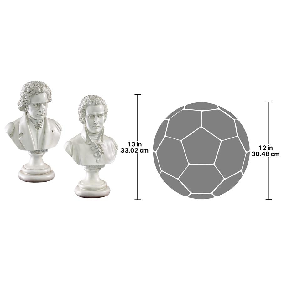 Great Composer Collection: Mozart and Beethoven Sculptures