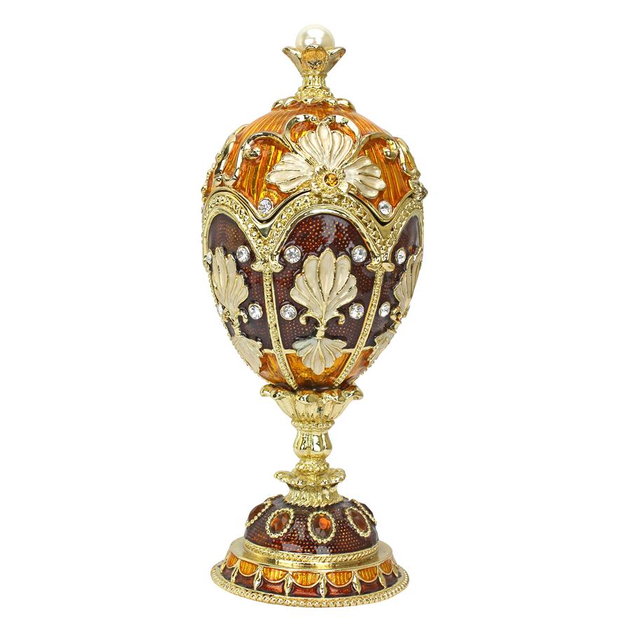 Pavlousk Romanov-Style Collectible Enameled Egg: Constantine