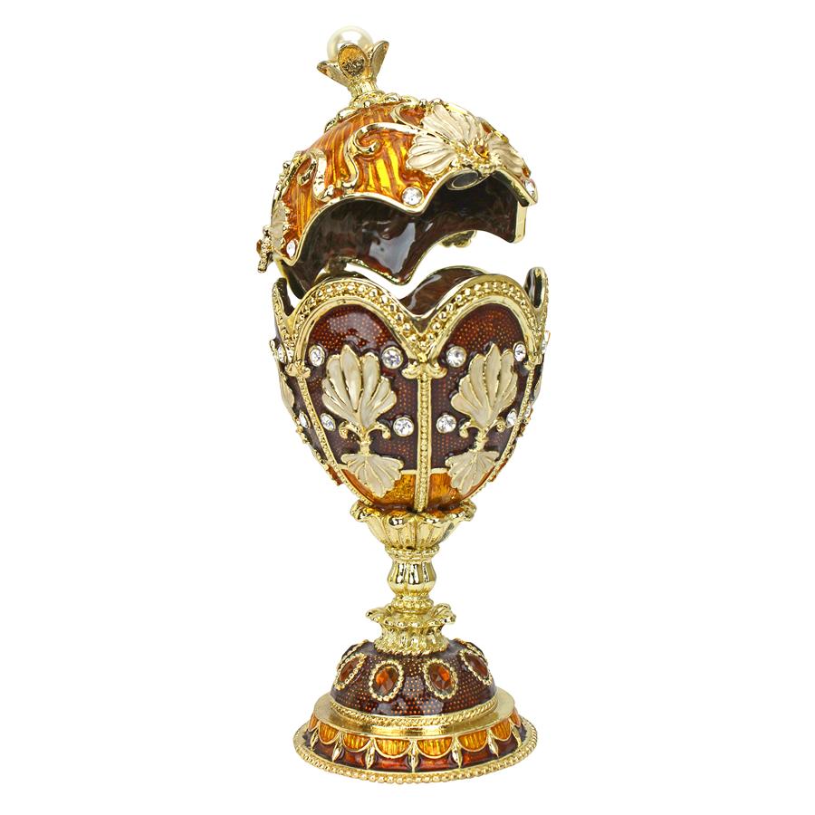 Pavlousk Romanov-Style Collectible Enameled Egg: Constantine