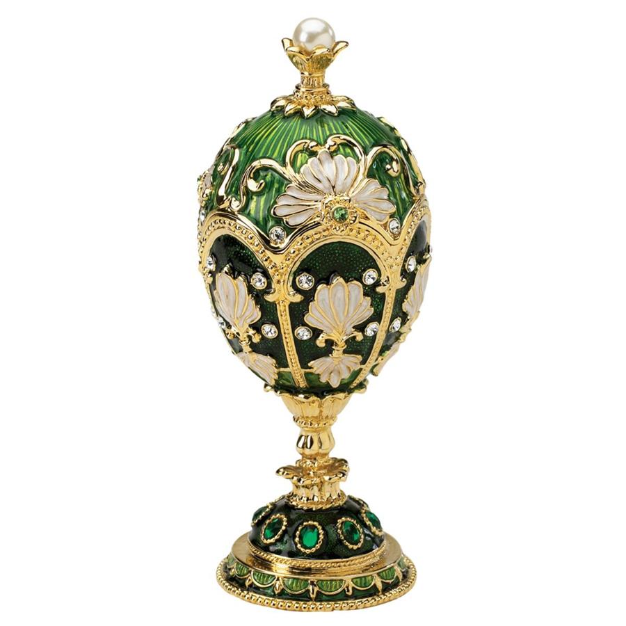 Petroika Romanov-Style Collectible Enameled Egg: Larissa