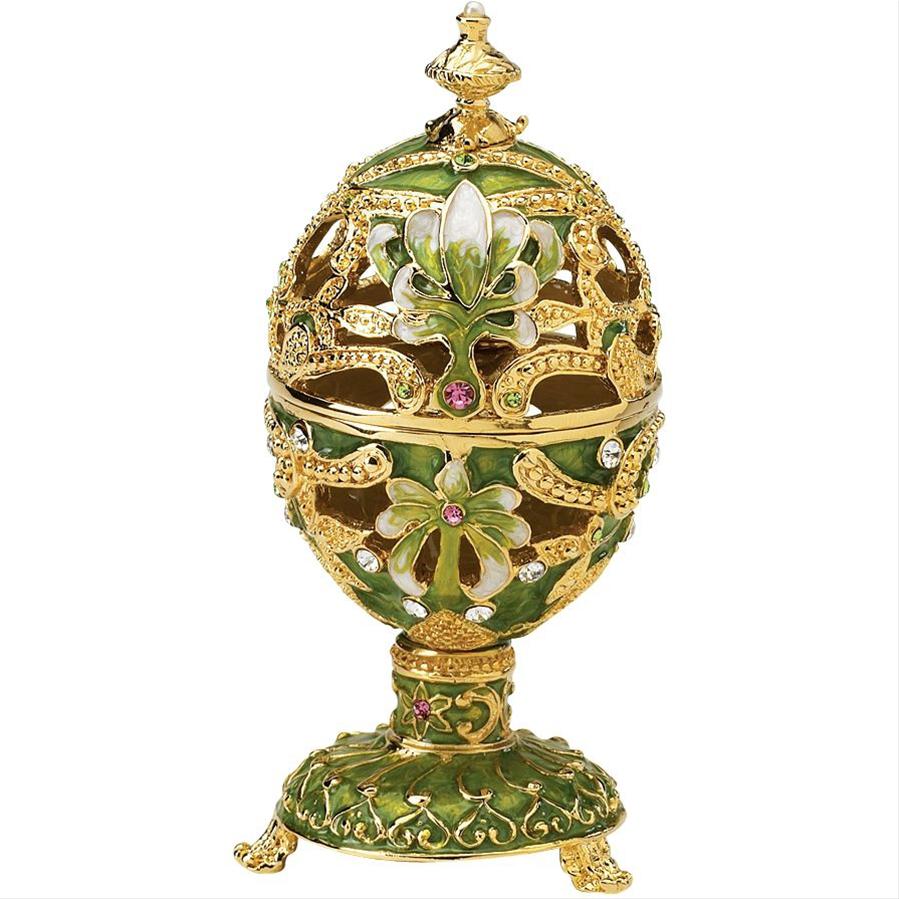 Petroika Romanov-Style Collectible Enameled Egg: Elena