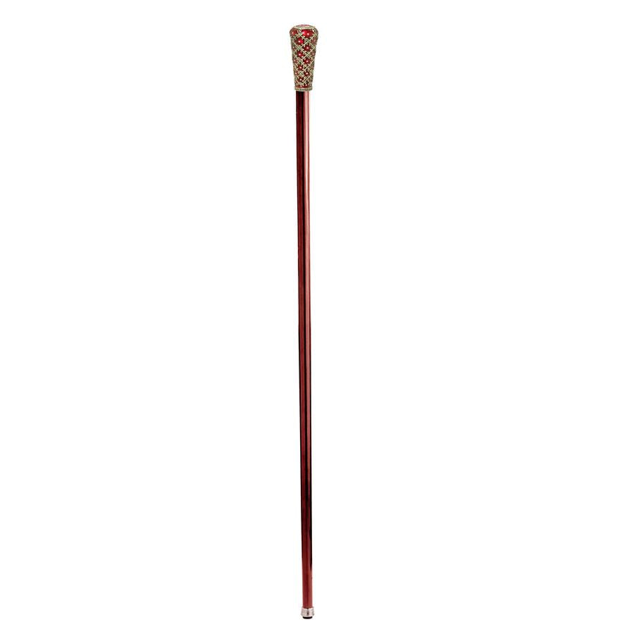 The Imperial Collection: Crown of Laurel Enameled Walking Stick