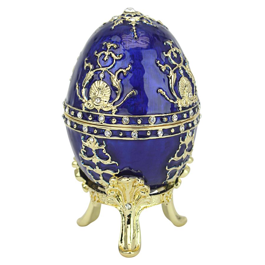 Peterhof Palace Romanov-Style Collectible Enameled Eggs: Alyona