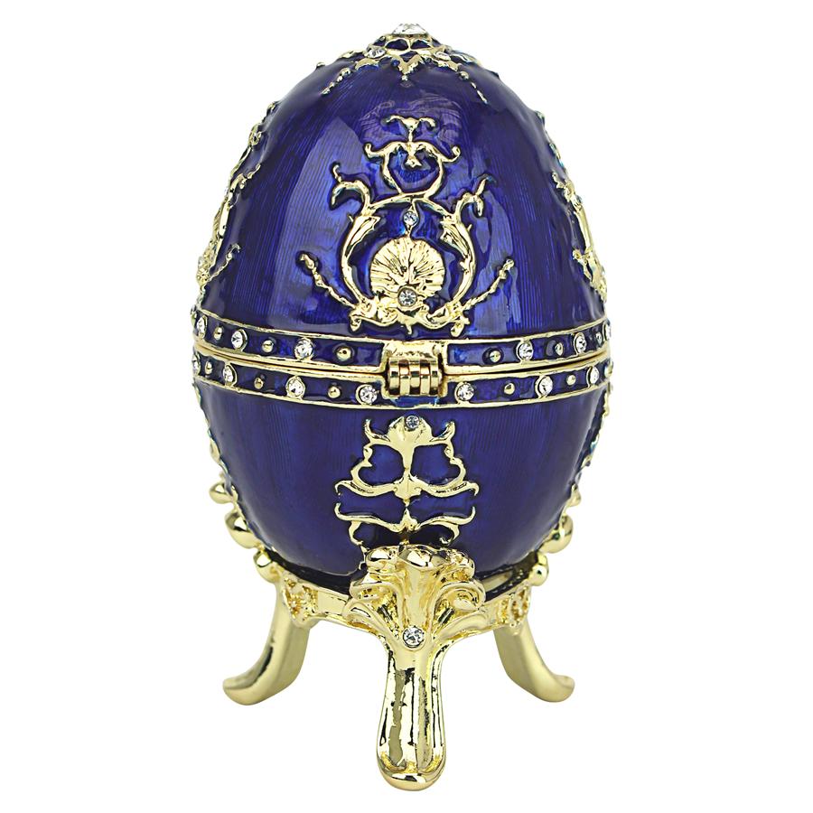 Peterhof Palace Romanov-Style Collectible Enameled Eggs: Alyona