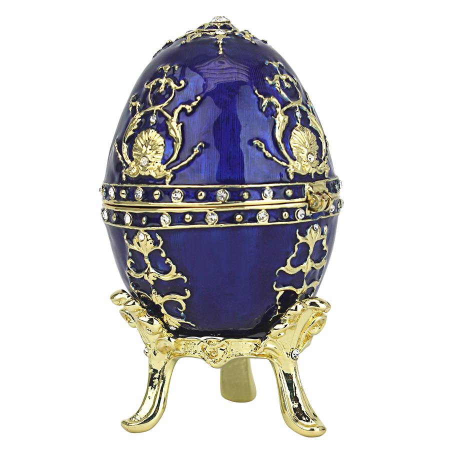 Peterhof Palace Romanov-Style Collectible Enameled Eggs: Alyona