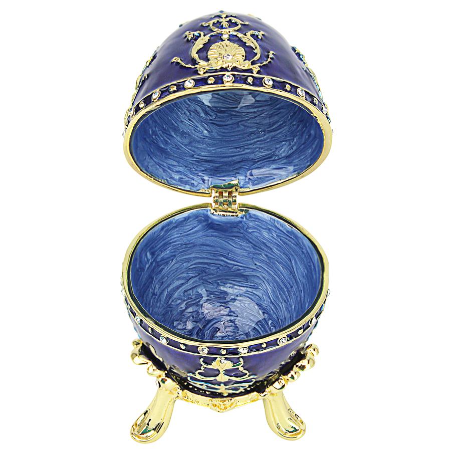 Peterhof Palace Romanov-Style Collectible Enameled Eggs: Alyona