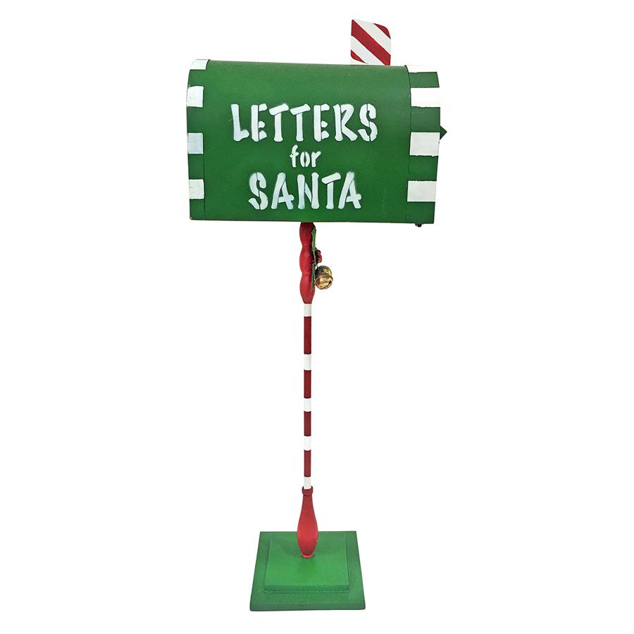 Letters for Santa Metal Holiday Mailbox