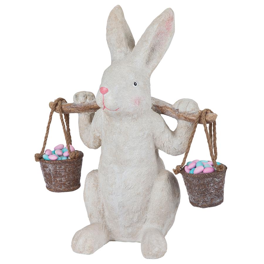 Ezekiel Rabbit, the Yokes on Him Easter Bunny Statue