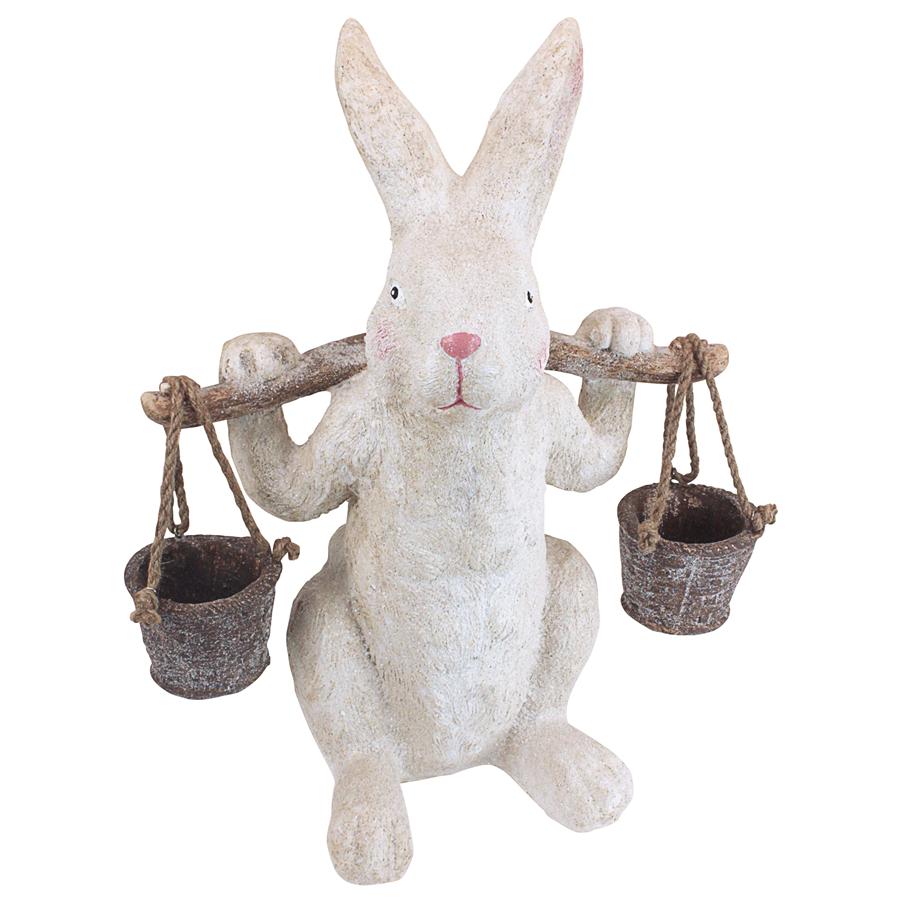 Ezekiel Rabbit, the Yokes on Him Easter Bunny Statue