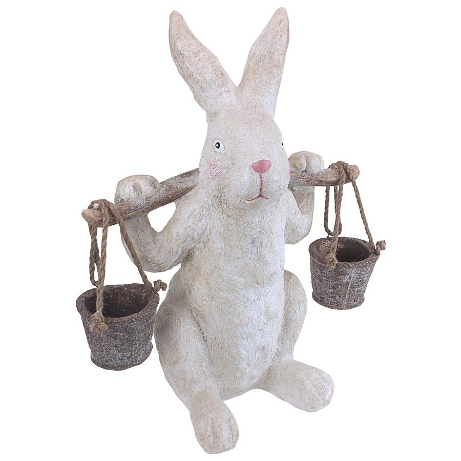 Ezekiel Rabbit, the Yokes on Him Easter Bunny Statue