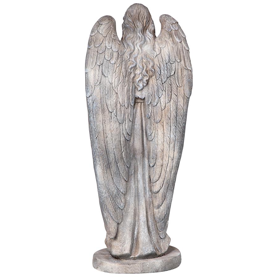 Goddess of Mercy Praying Angel Statue: Each