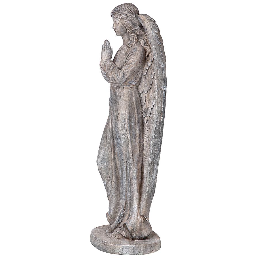 Goddess of Mercy Praying Angel Statue: Each