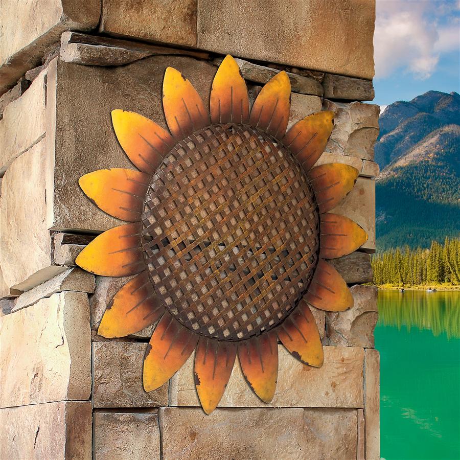 Van Grow Supersized Sunflower Wall Sculpture