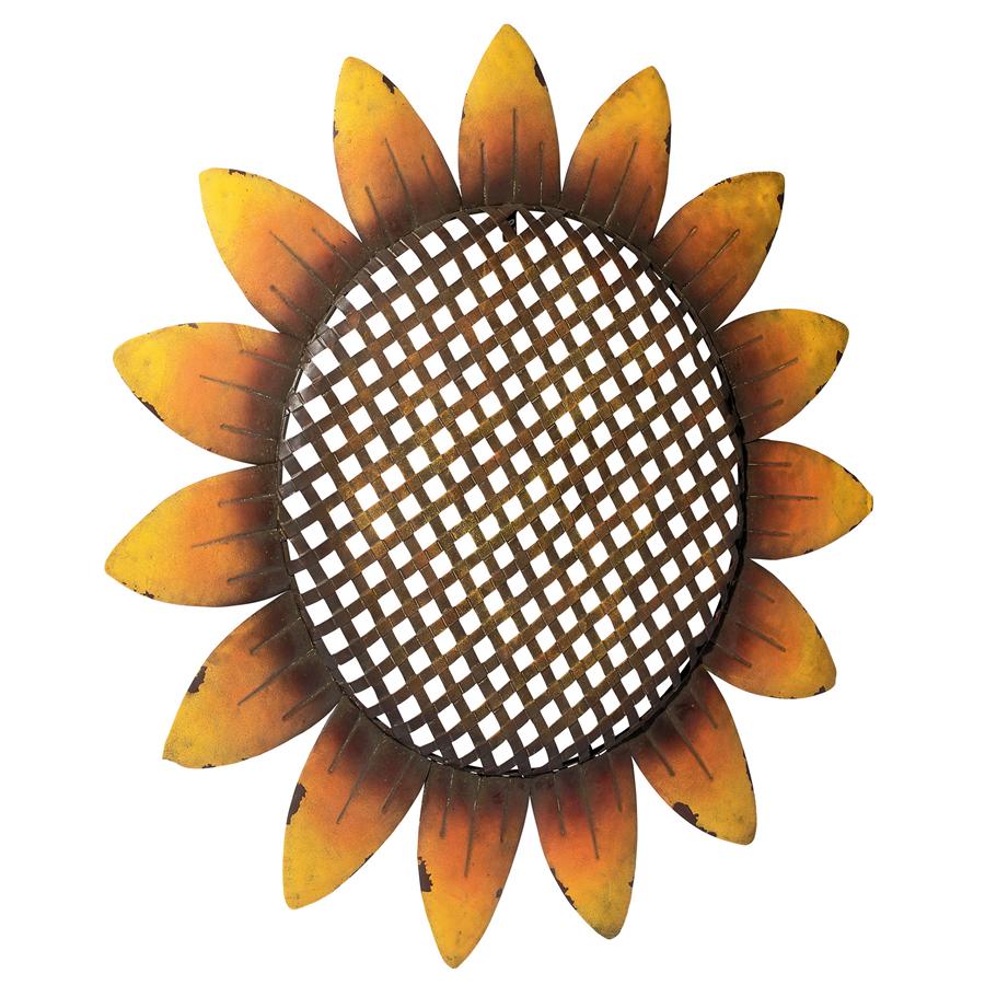 Van Grow Supersized Sunflower Wall Sculpture