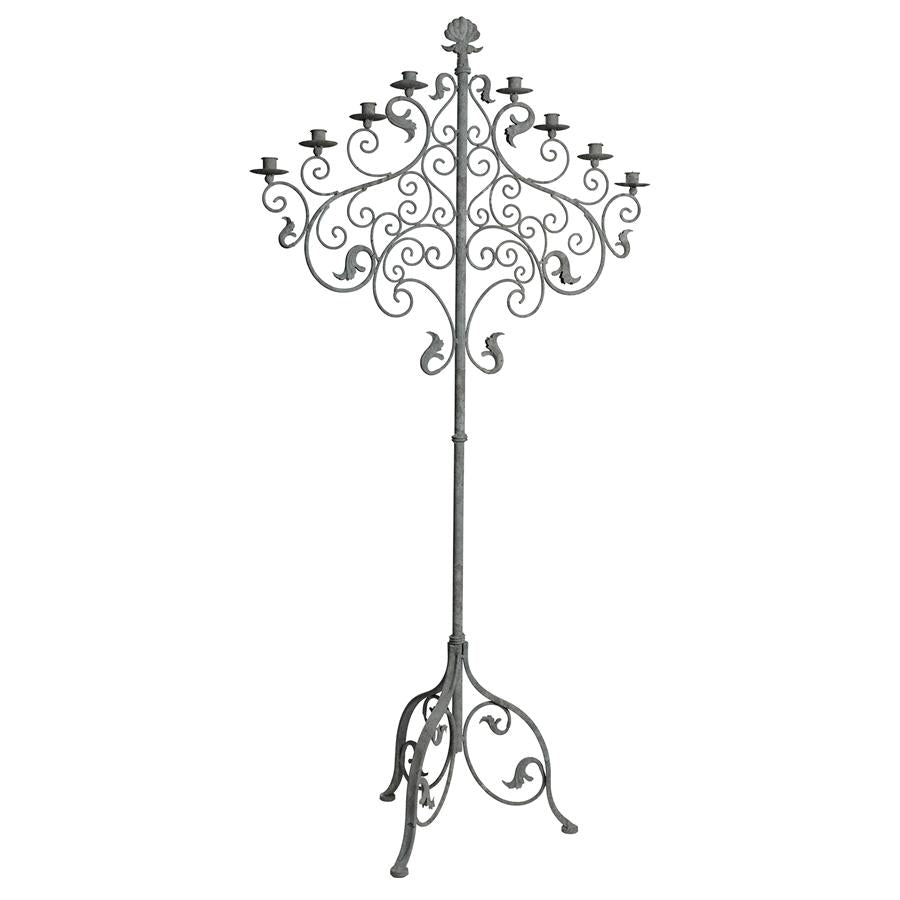 Castle Vecchio Renaissance-Style Floor Candelabra