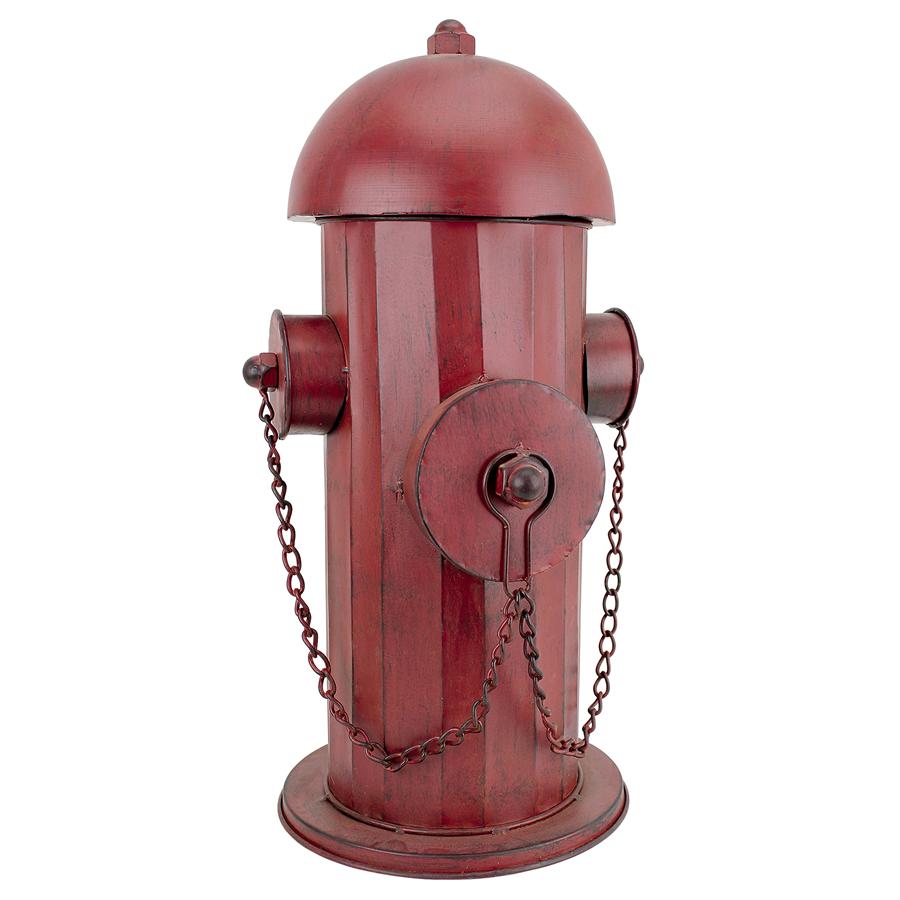 Vintage Metal Fire Hydrant Statue: Medium