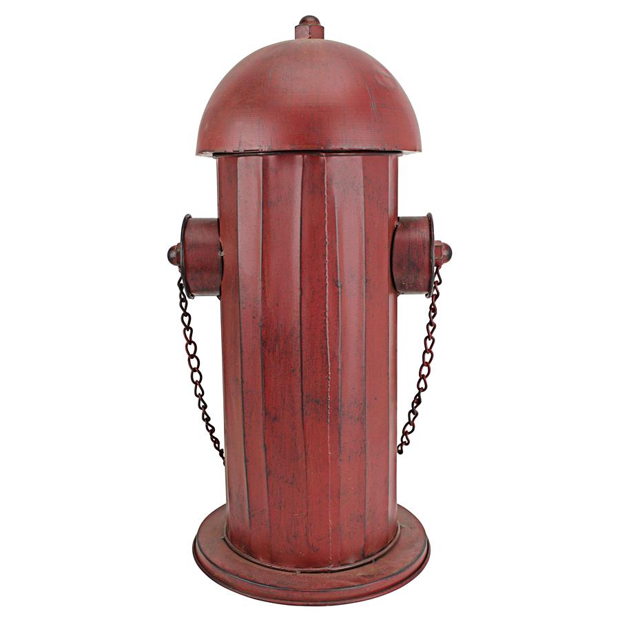 Vintage Metal Fire Hydrant Statue: Medium