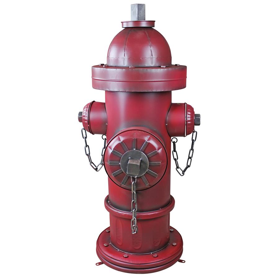 Vintage Metal Fire Hydrant Statue: Grande