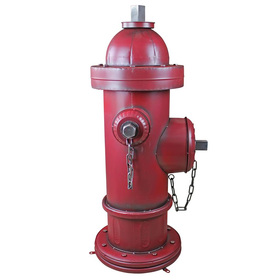 Vintage Metal Fire Hydrant Statue: Grande