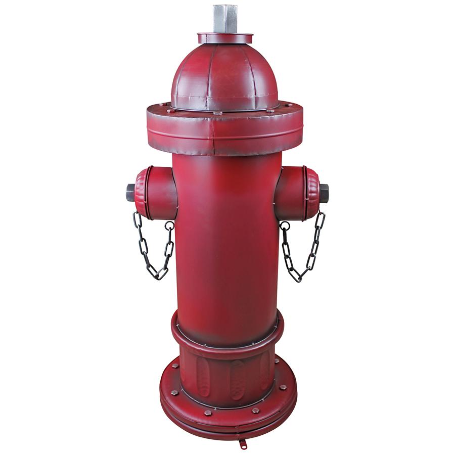 Vintage Metal Fire Hydrant Statue: Grande