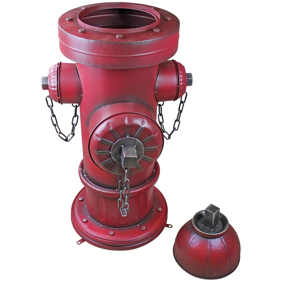 Vintage Metal Fire Hydrant Statue: Grande