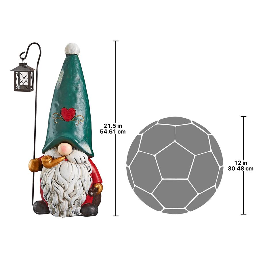 Moe the North Pole Gnome Holiday Statue