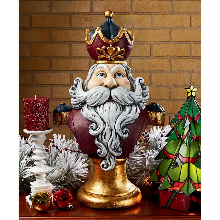 Santa Claus, King of the North Pole Oversized Holiday Statue