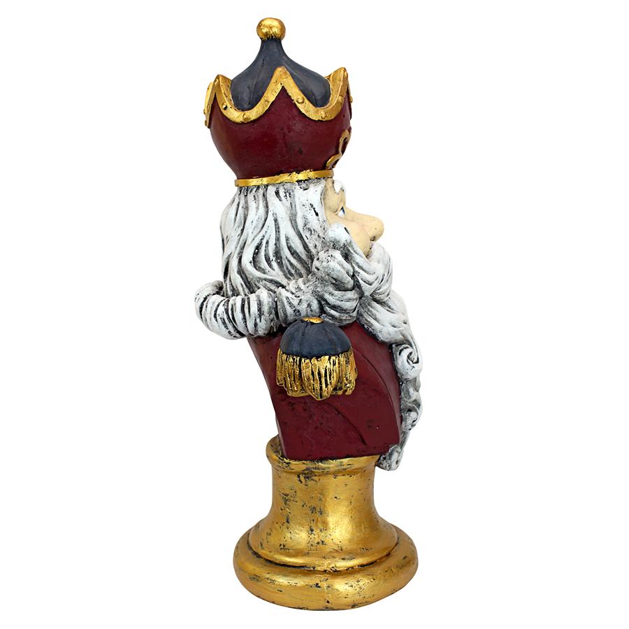 Santa Claus, King of the North Pole Oversized Holiday Statue