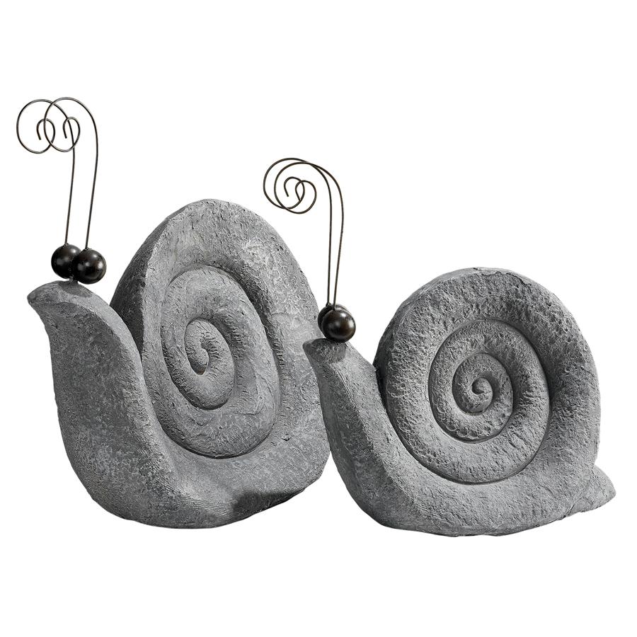 At a Snail's Pace Garden Gastropod Statues: Large