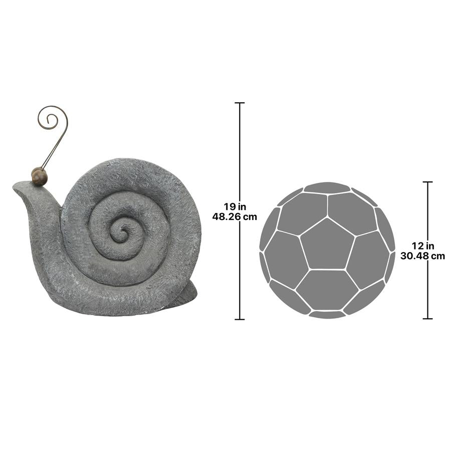 At a Snail's Pace Garden Gastropod Statues: Large