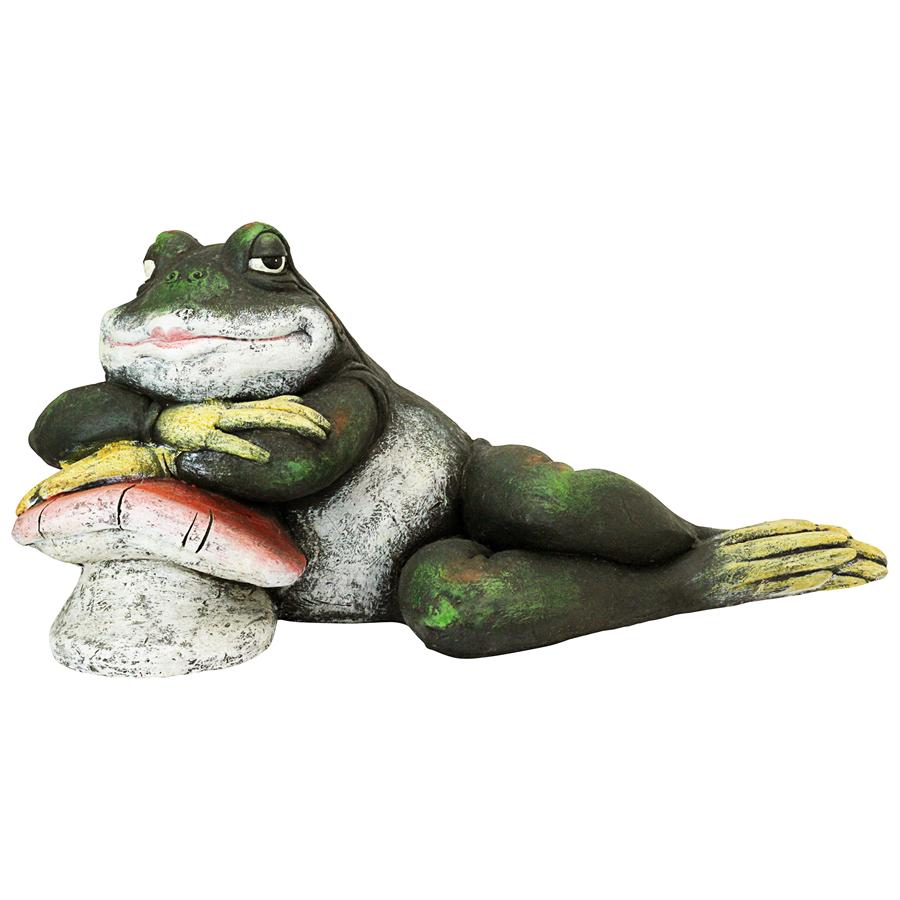 Bert the Flirtatious Frog Garden Toad Statue