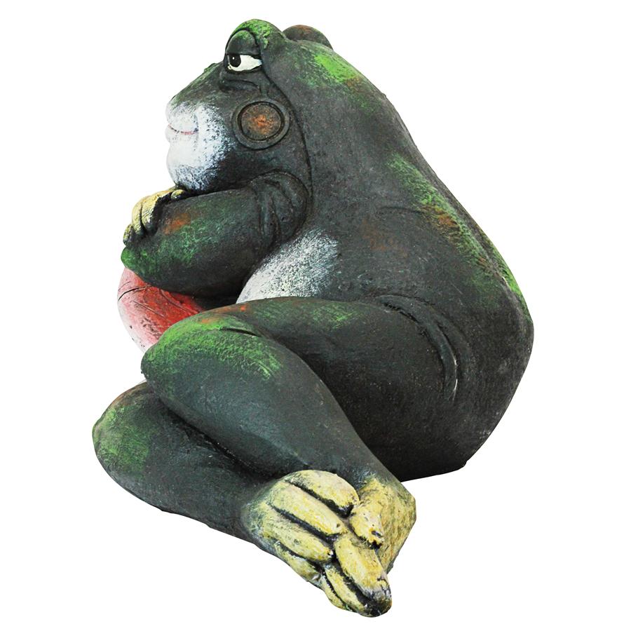 Bert the Flirtatious Frog Garden Toad Statue