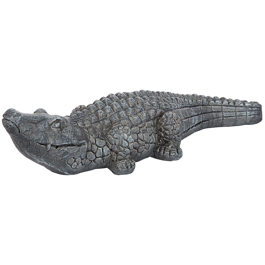 Chomper the Swamp Beast Garden Gator Statue