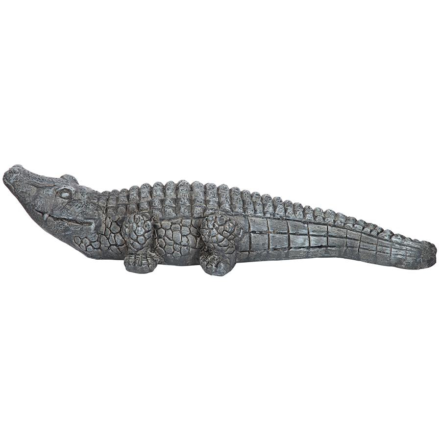 Chomper the Swamp Beast Garden Gator Statue