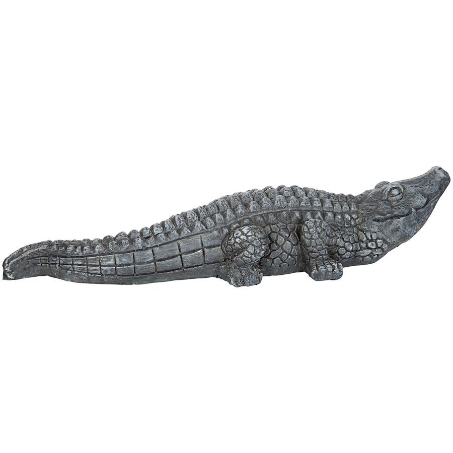 Chomper the Swamp Beast Garden Gator Statue