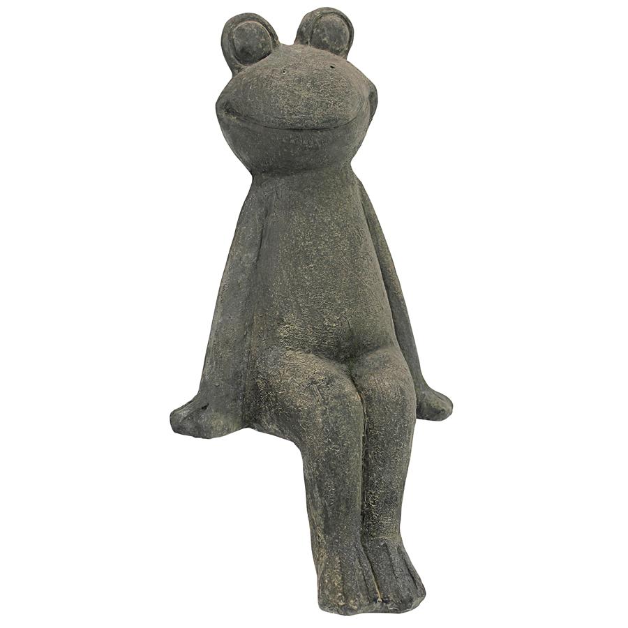 Take a Toad Off Sitting Frog Statue