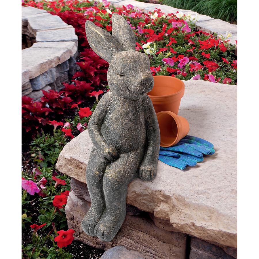 Residing Rabbit Sitting Bunny Statue