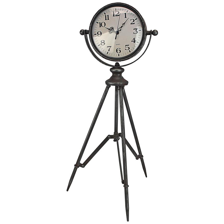 Verne Tripod Timepiece Tabletop Clock