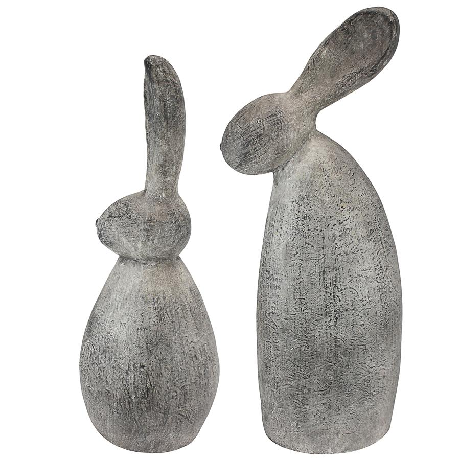 Big Burly Bunnies Rabbit Statues