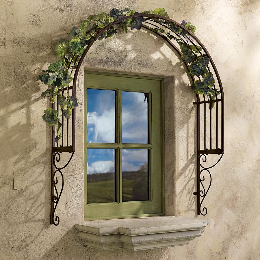 Thornbury Ornamental Metal Garden Window Trellis