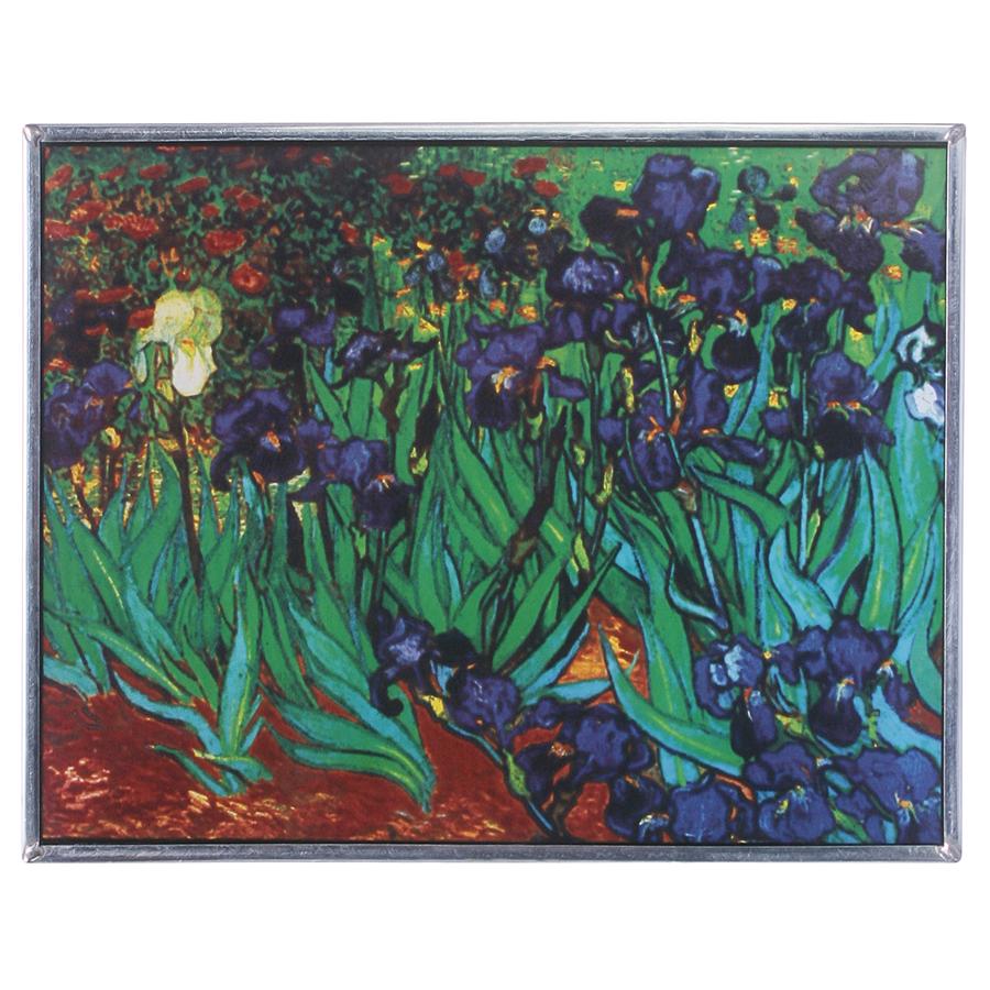 Irises, 1889 Art Glass