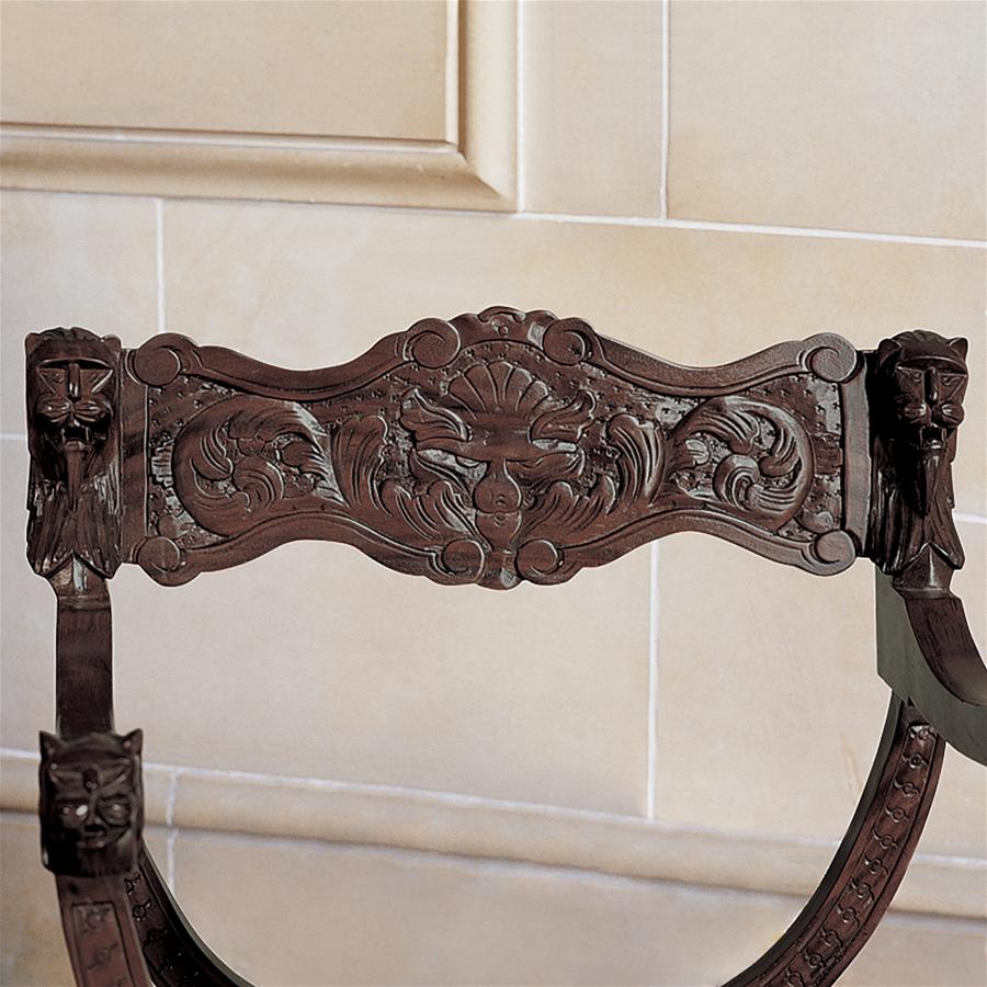 Medieval Cross Frame Chair: Each