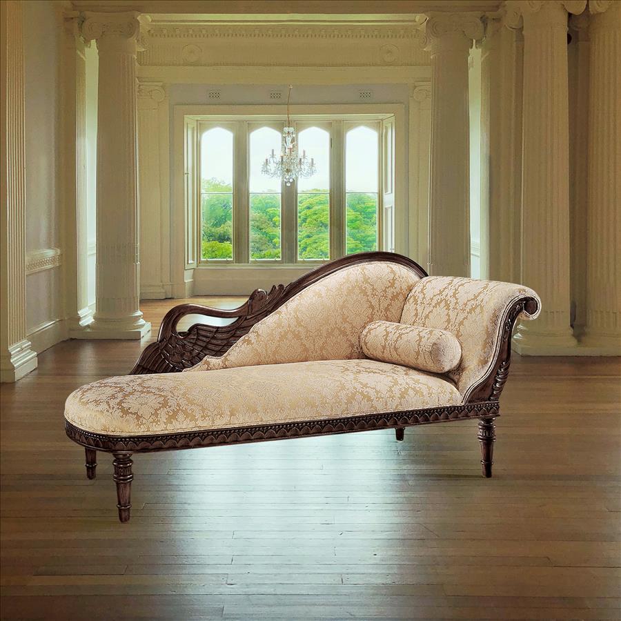 Swan Fainting Couch: Right