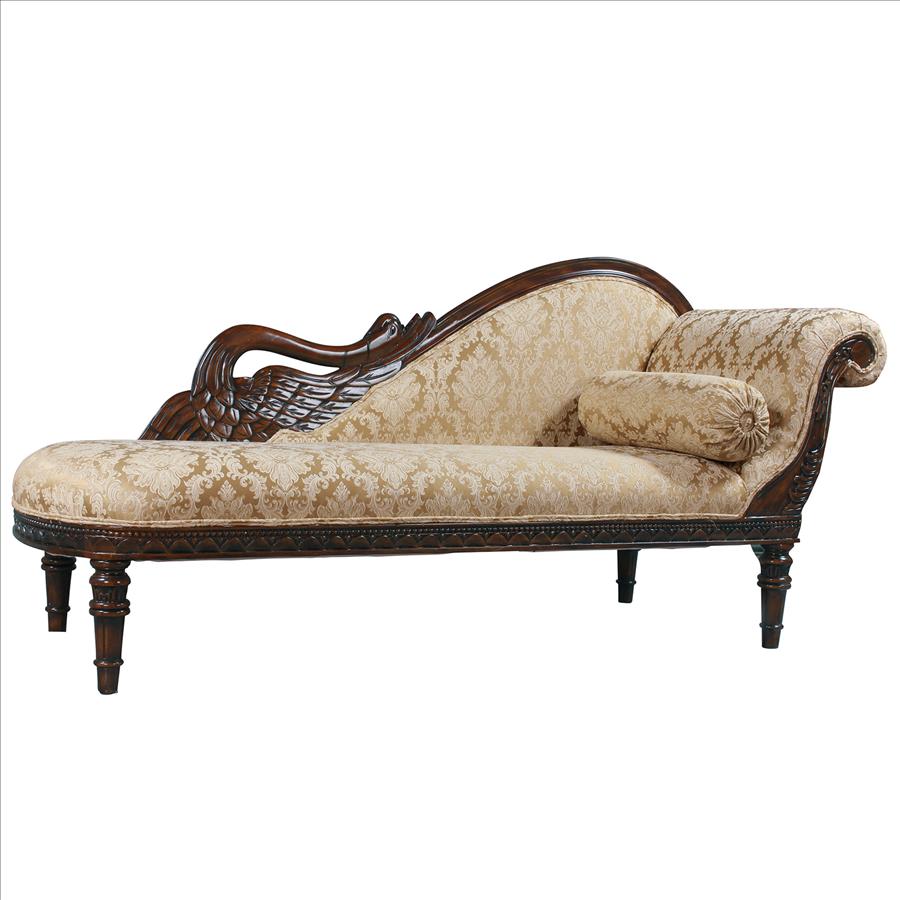 Swan Fainting Couch: Right