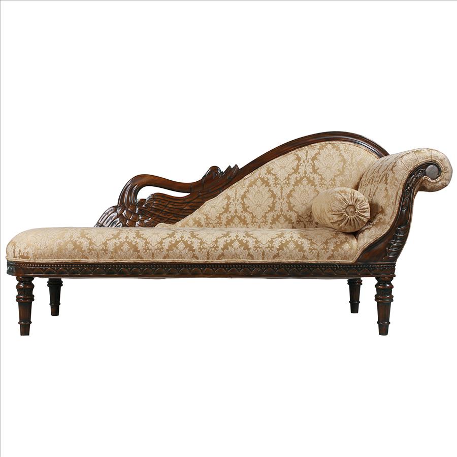 Swan Fainting Couch: Right