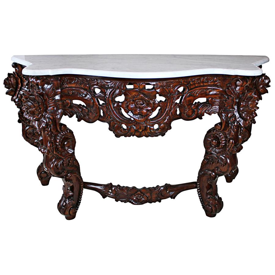 Hapsburg Marble Topped Console Table
