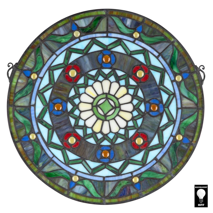 Kaleidoscope Stained Glass Window