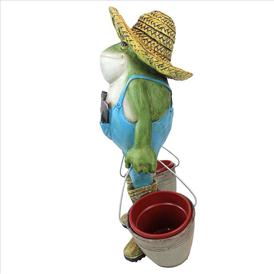 Buckets the Garden Frog Statue